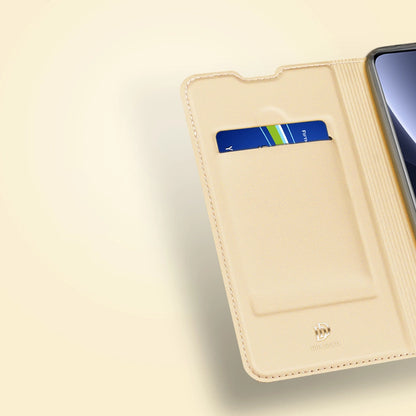 Dux Ducis Skin Pro Holster Cover Flip Cover for Xiaomi 12 Pro gold_15