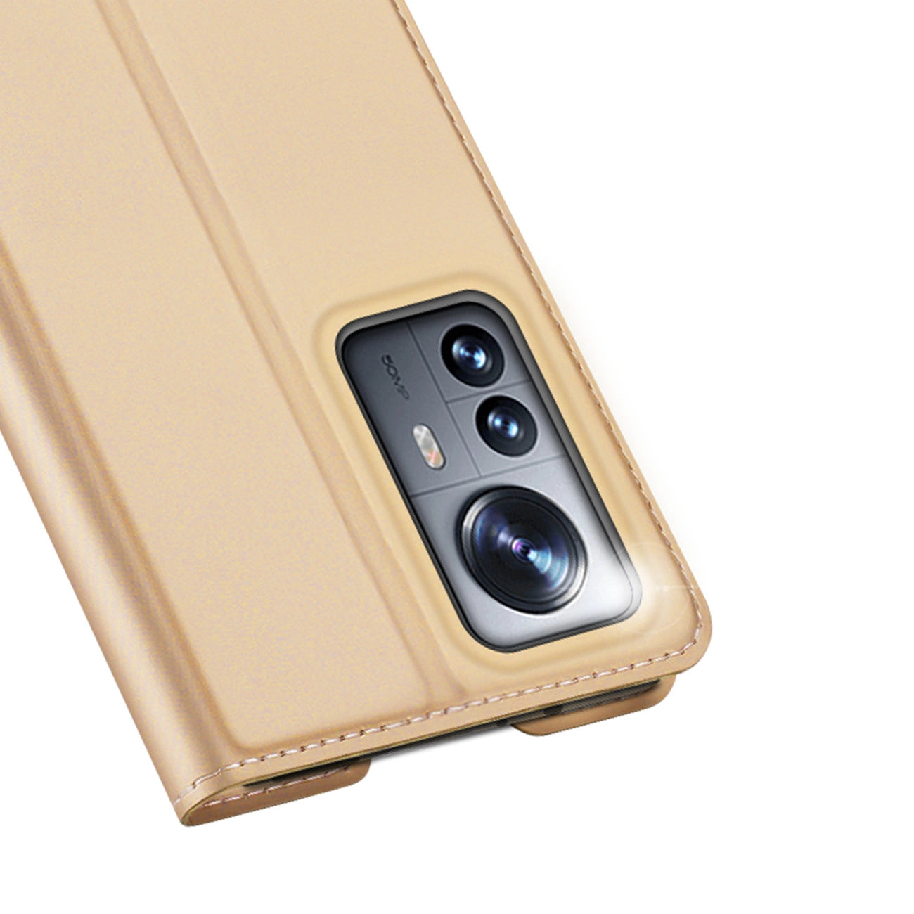 Dux Ducis Skin Pro Holster Cover Flip Cover for Xiaomi 12 Pro gold_2