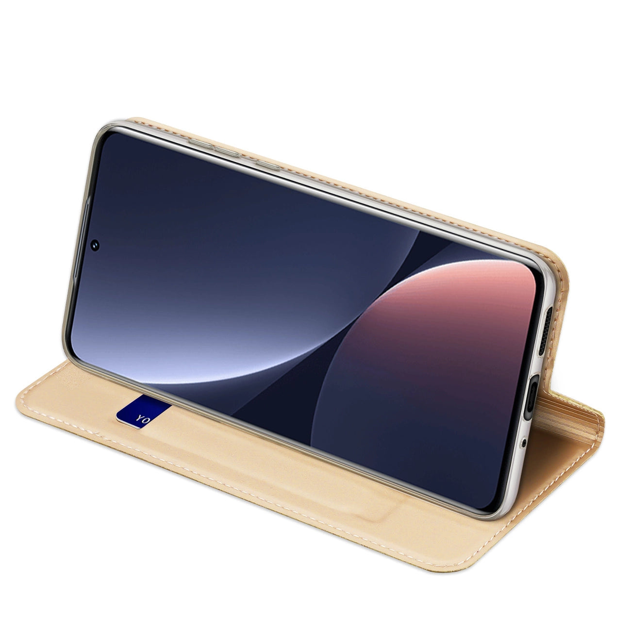 Dux Ducis Skin Pro Holster Cover Flip Cover for Xiaomi 12 Pro gold_5