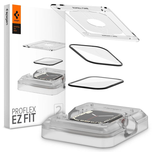 Spigen ProFlex EZ Fit Hybrid Glass for Apple Watch 7 / 8 (45 mm) - 2 pcs._0