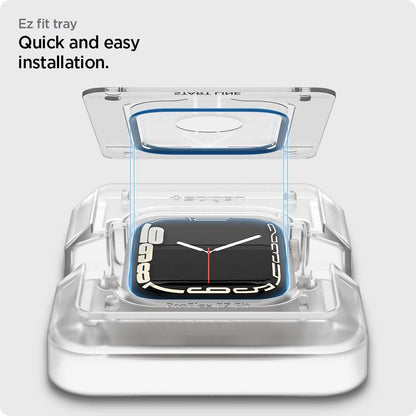 Spigen ProFlex EZ Fit Hybrid Glass for Apple Watch 7 / 8 (45 mm) - 2 pcs._10