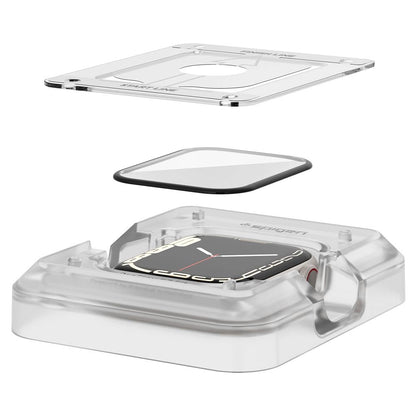 Spigen ProFlex EZ Fit Hybrid Glass for Apple Watch 7 / 8 (45 mm) - 2 pcs._2