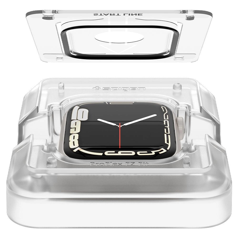 Spigen ProFlex EZ Fit Hybrid Glass for Apple Watch 7 / 8 (45 mm) - 2 pcs._5