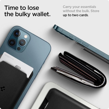 Spigen Valentinus Magnetic Wallet with MagSafe - Black_11