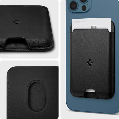 Spigen Valentinus Magnetic Wallet with MagSafe - Black_9
