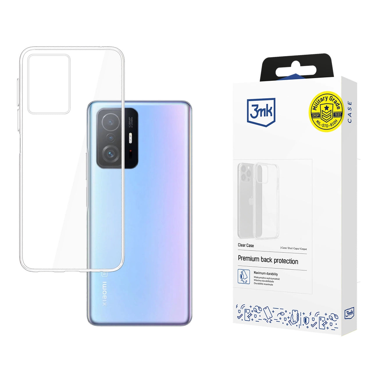 3mk Clear Case for Xiaomi 11T / 11T Pro - transparent_0