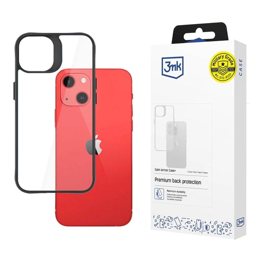 iPhone 13 mini 3mk Satin Armor Case+ series - black_0