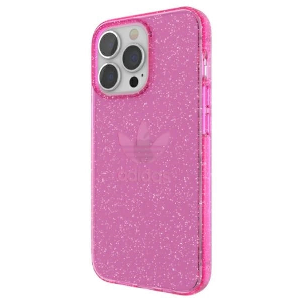 Adidas OR Protective iPhone 13 Pro / 13 6,1" Clear Case Glitter różowy/pink 47121_2