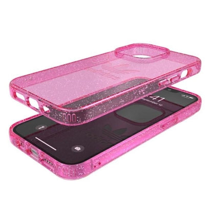 Adidas OR Protective iPhone 13 Pro / 13 6,1" Clear Case Glitter różowy/pink 47121_5