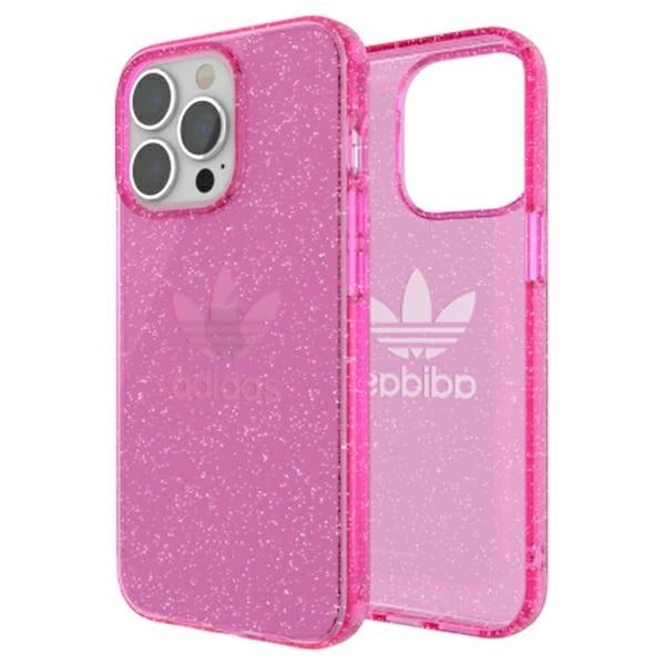 Adidas OR Protective iPhone 13 Pro / 13 6,1" Clear Case Glitter różowy/pink 47121_6