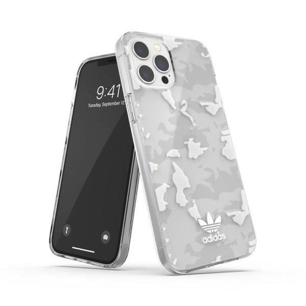 Adidas OR SnapCase Camo iPhone 12 Pro Ma x przezroczysty/biały 43706_0