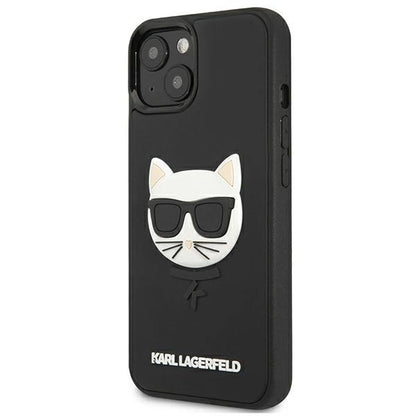 Karl Lagerfeld KLHCP13SCH3DBK 13 mini 5,4" czarny/black hardcase 3D Rubber Choupette_1