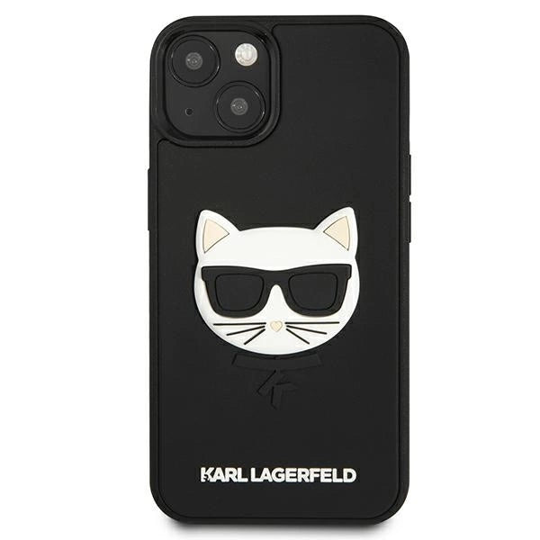 Karl Lagerfeld KLHCP13SCH3DBK 13 mini 5,4" czarny/black hardcase 3D Rubber Choupette_2