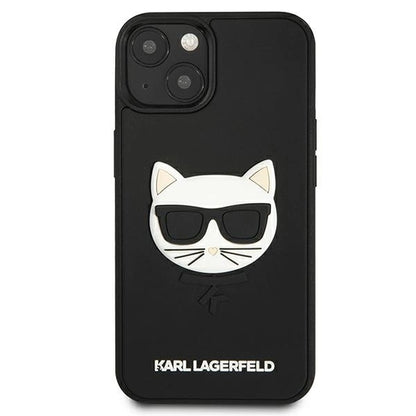 Karl Lagerfeld KLHCP13SCH3DBK 13 mini 5,4" czarny/black hardcase 3D Rubber Choupette_2