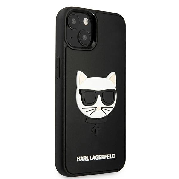 Karl Lagerfeld KLHCP13SCH3DBK 13 mini 5,4" czarny/black hardcase 3D Rubber Choupette_3