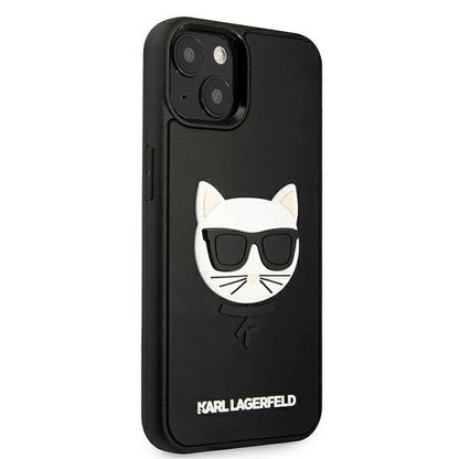 Karl Lagerfeld KLHCP13SCH3DBK 13 mini 5,4" czarny/black hardcase 3D Rubber Choupette_3