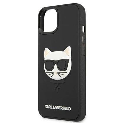 Karl Lagerfeld KLHCP13SCH3DBK 13 mini 5,4" czarny/black hardcase 3D Rubber Choupette_5