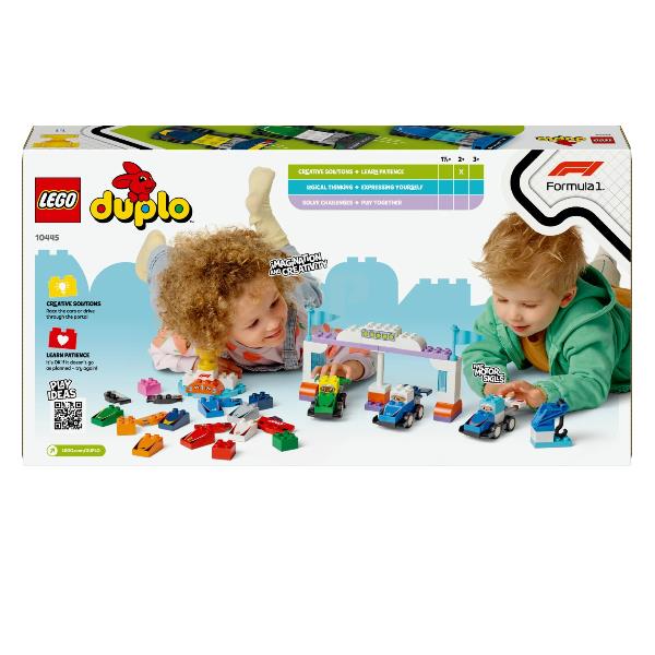 10445 DUPLO F1 Team Rennautos mit Rennfahrern, Konstruktionsspielzeug_0