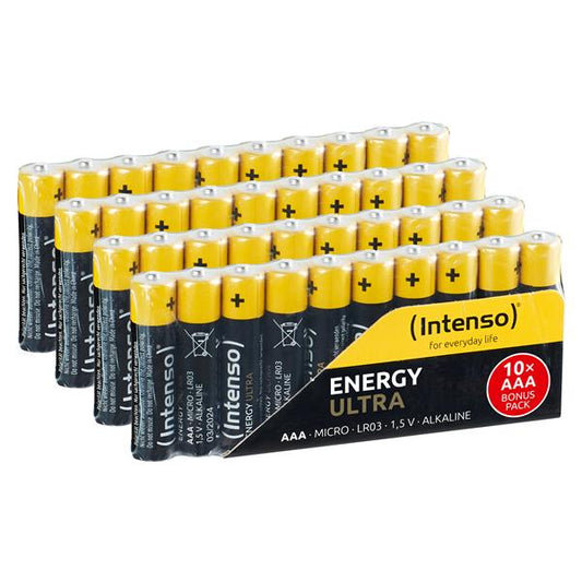 Baterias Energy Ultra AAA - INTENSO / Preto / 1547755_0