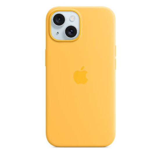 Custodia MagSafe in silicone per iPhone 15 Plus - Sole_0