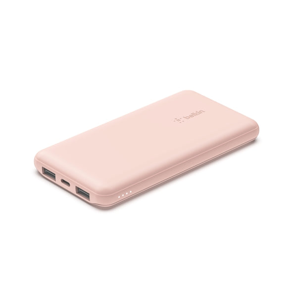 POWERBANK 10K CON CAVO USB-A USB-C - ROSA_0
