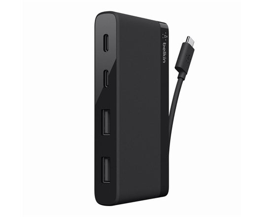 Belkin Travel Hub USB-C 4-Port black F4U090btLBK_0