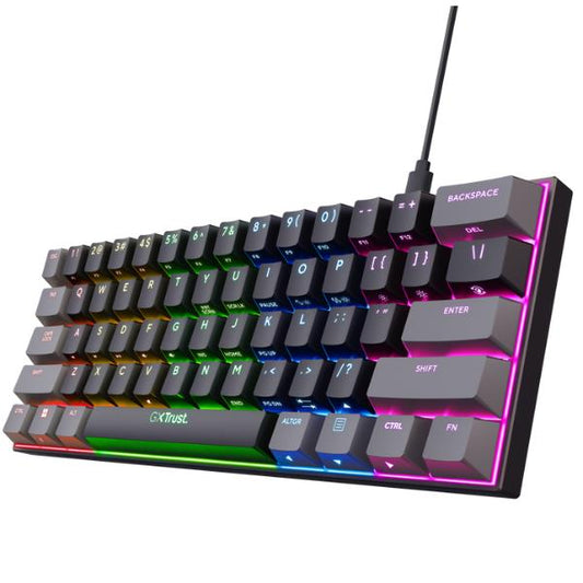 GXT 867 ACIRA TASTIERA MECCANICA DA GAMING MINI (60%) CON ILLUMINAZIONE RGB - NERO IT_0