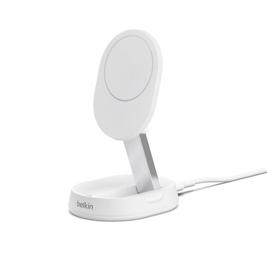 SUPPORTO PER RICARICA WIRELESS QI2 CONVERTIBILE 15W SENZA ALIMENTATORE -BIANCO_0