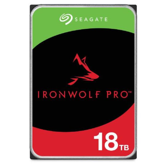 Disco Rígido SEAGATE IronWolf Pro NAS 18 TB CMR / Preto / ST18000NT001_0