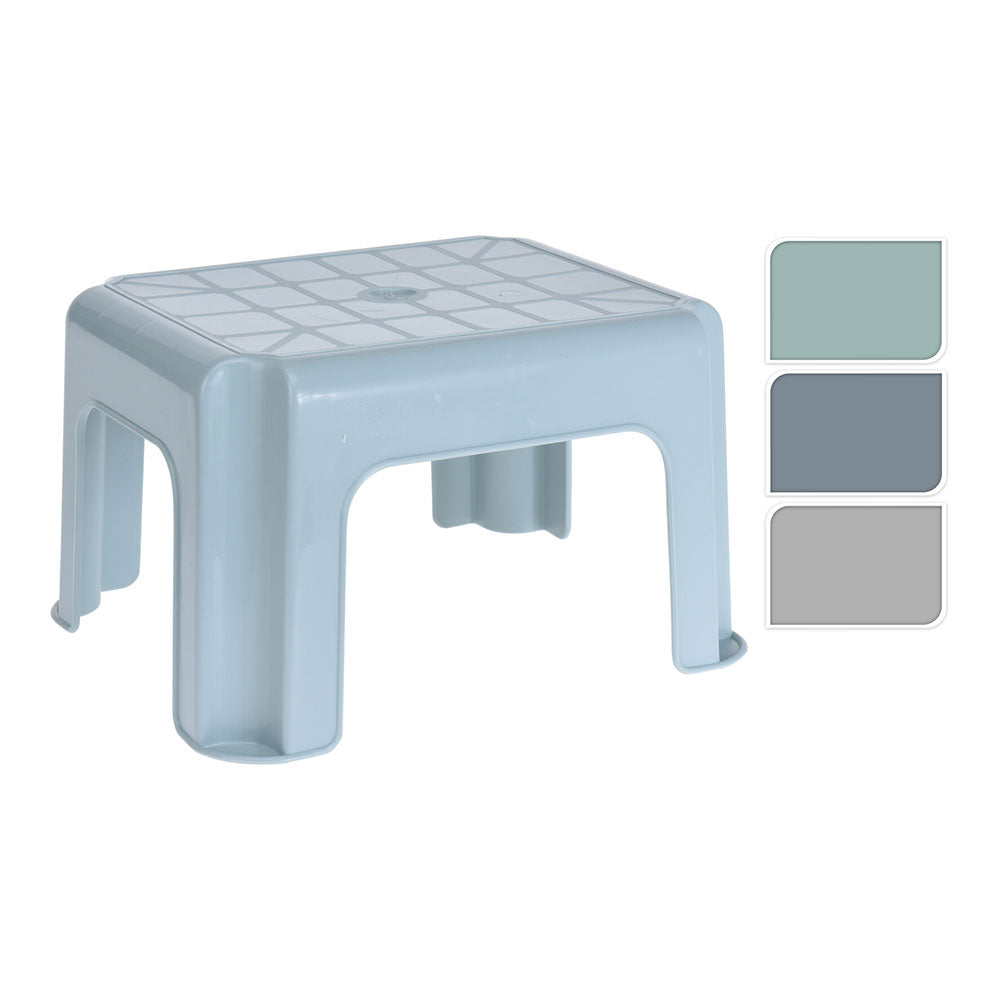 Banquinho de plastico 30x25x18cm (cores variadas) cores / modelos diversos_0