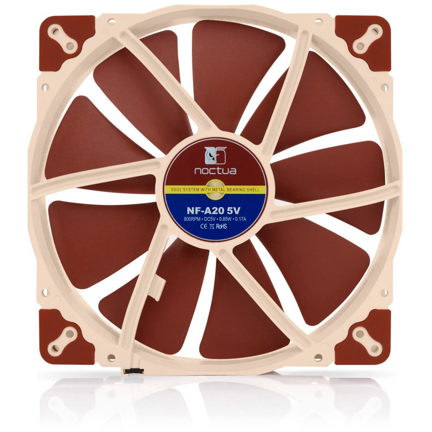Ventoinha Noctua NF-A20 5V 200mm 800RPM 18.1dB