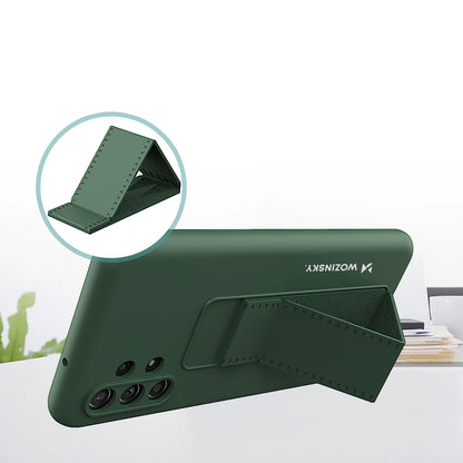Wozinsky Kickstand Case Silicone Stand Cover for Xiaomi Redmi Note 11 Pro navy blue_4