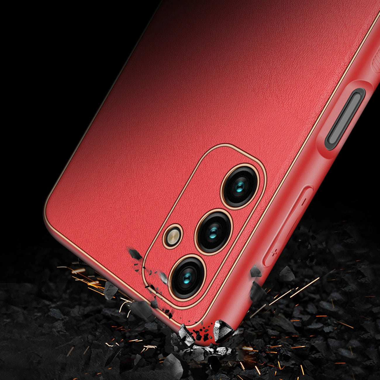 Dux Ducis Yolo elegant cover made of ecological leather for Samsung Galaxy A13 5G red_10