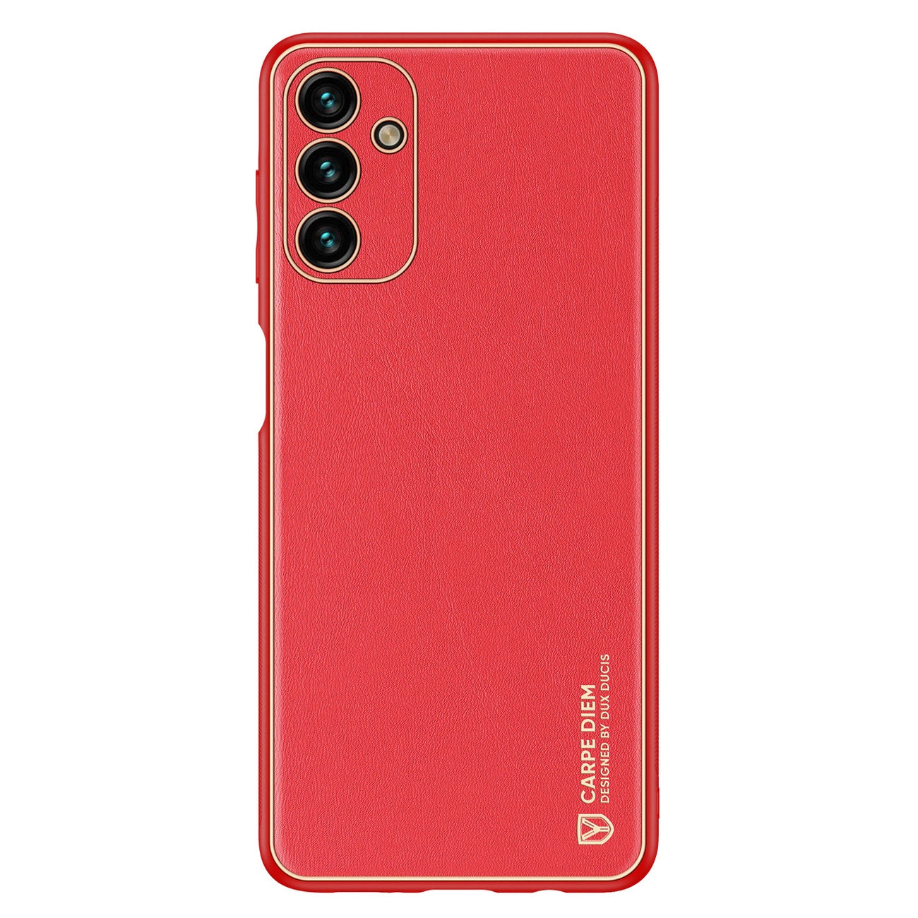 Dux Ducis Yolo elegant cover made of ecological leather for Samsung Galaxy A13 5G red_1