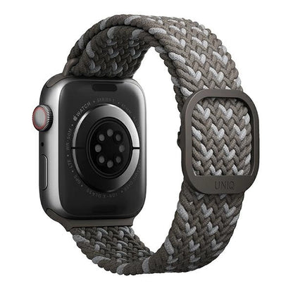 Uniq Aspen Braided Strap for Apple Watch 1/2/3/4/5/6/7/8/SE/SE2 44/42/45mm - Gray_1