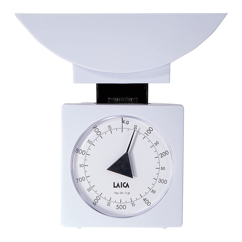 BalanÃ§a mecÃ¢nica com bol branca 1kg ks711 laica_0