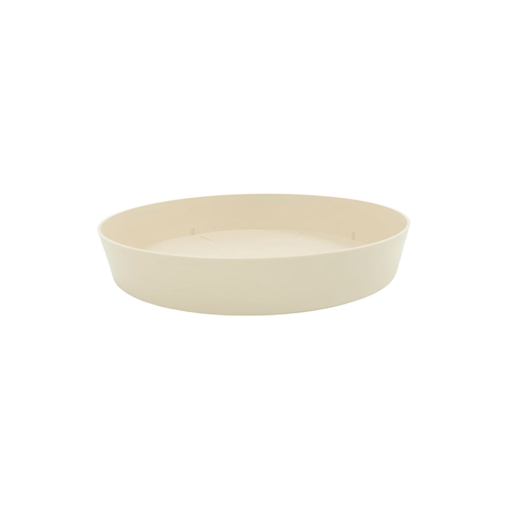 Prato de injeÃ§Ã£o para vaso cor ecru Ã¸11x1,6cm_0