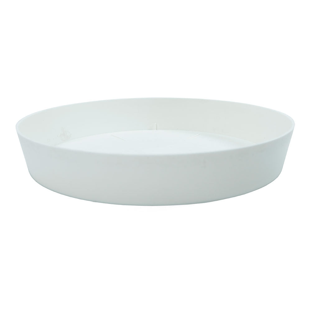 Prato de injeÃ§Ã£o para vaso cor branco Ã¸28x4,4cm_0