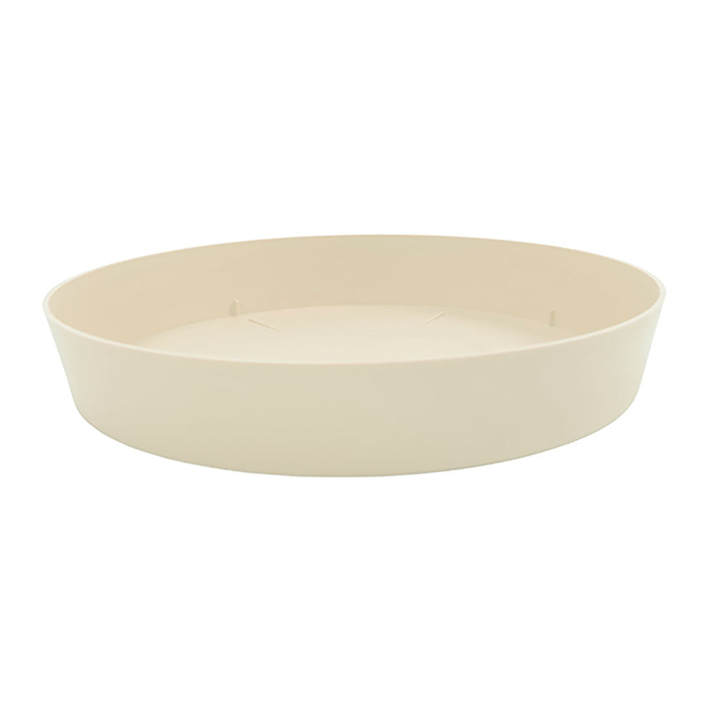 Prato de injeÃ§Ã£o para vaso cor ecru Ã¸28x4,4cm_0
