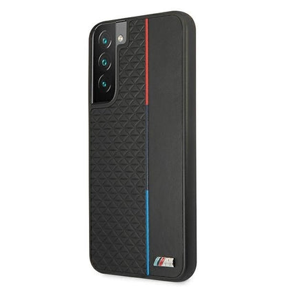 Etui BMW BMHCS22MTRTBK S22+ S906 czarny/black hardcase M Collection Triangles_1