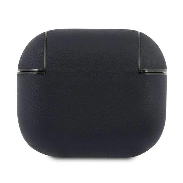 BMW BMA3SSLNA AirPods 3 cover granatowy/navy Geniune Leather Silver Logo_1