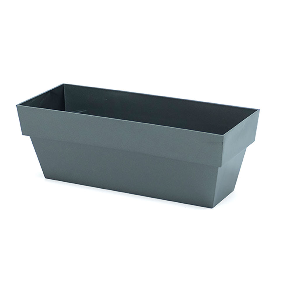 Floreira limited 10x25cm antracita plastiken_0