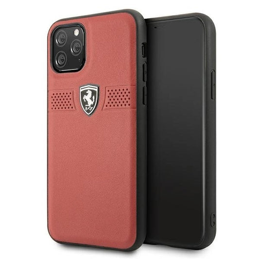 Ferrari FEOBAHCN58RE iPhone 11 Pro 5.8&quot; red/red hardcase Off Track Leather_0