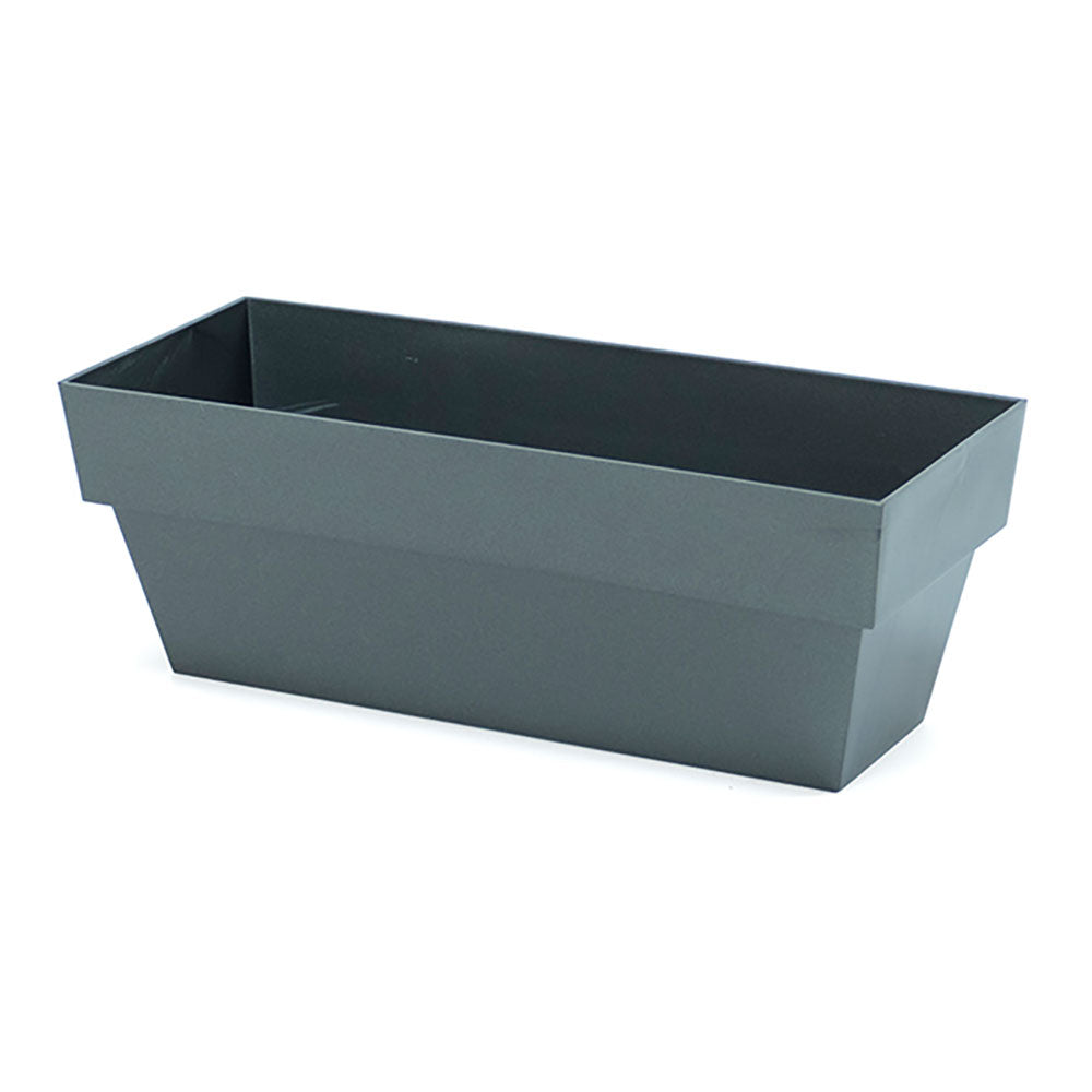 Floreira limited 12x30cm antracita plastiken_0