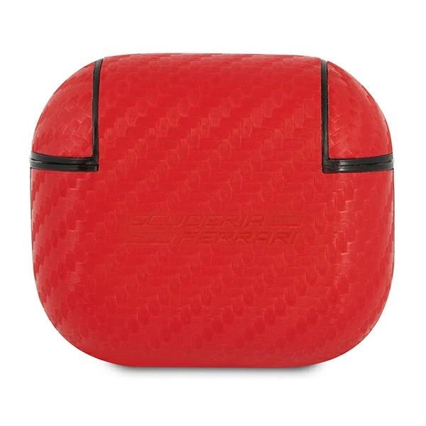 Ferrari FESA3CARE AirPods 3 cover red/red On Track PU Carbon_1