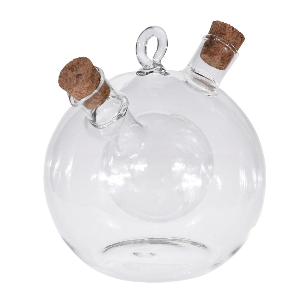 Galheteiro (azeite e vinagre) de vidro 2 em 1 350ml_0