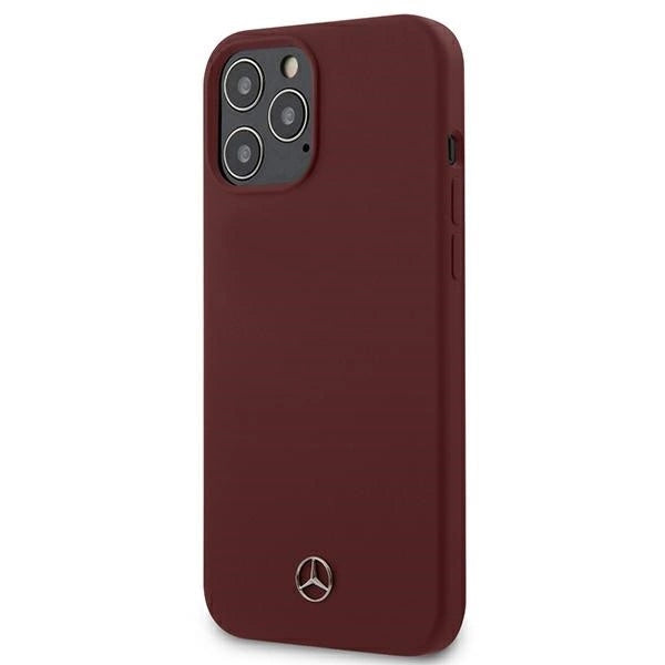 Mercedes MEHCP12LSILRE iPhone 12 Pro Max 6,7" czerwony/red hardcase Silicone Line_0