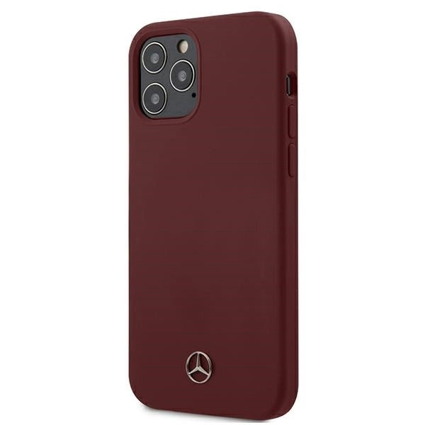Mercedes MEHCP12MSILRE iPhone 12/12 Pro 6,1" czerwony/red hardcase Silicone Line_0