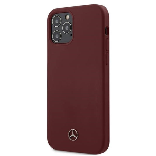Mercedes MEHCP12MSILRE iPhone 12/12 Pro 6,1" czerwony/red hardcase Silicone Line_0