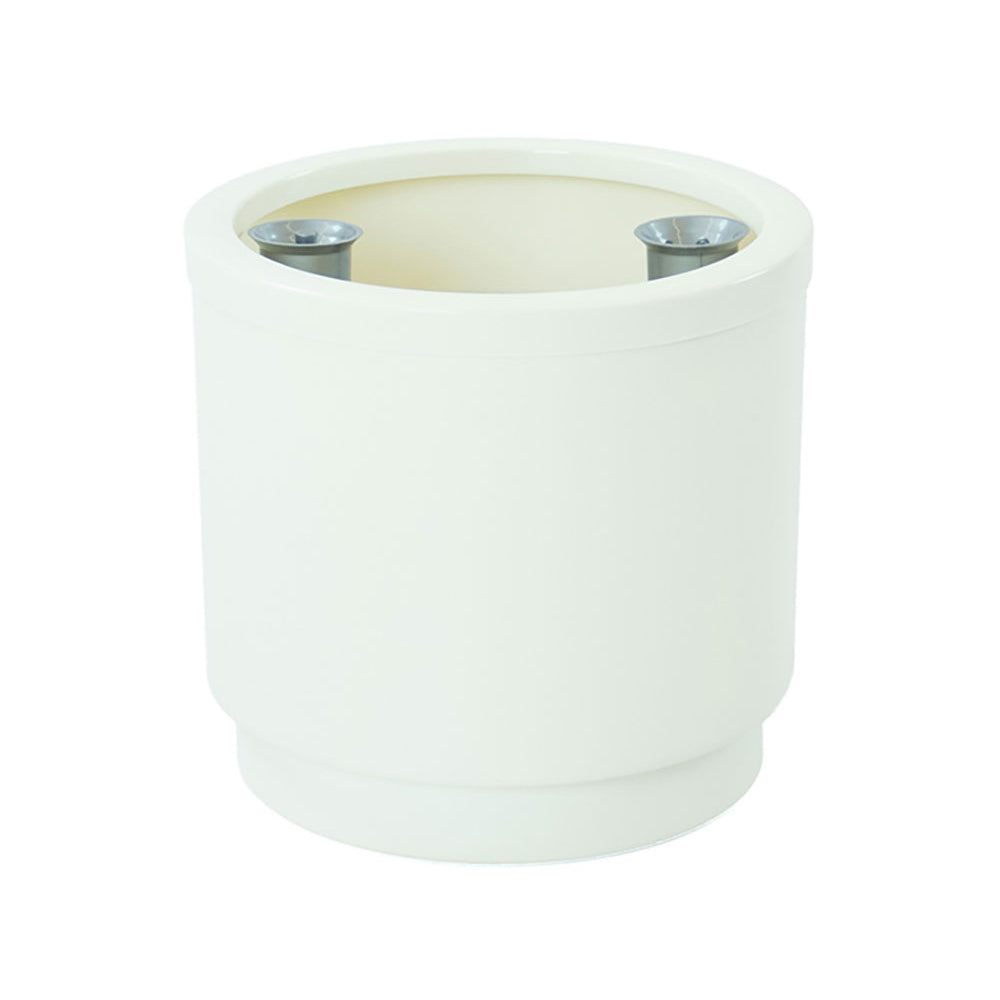 Vaso auto-rega cor branco Ã¸26cm plastiken_0